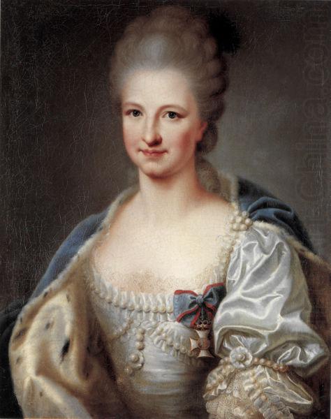 unknow artist Portrait of Amalie of Zweibrucken-Birkenfeld oil painting picture